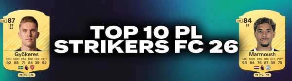 Top 10 Premier League Strikers in FC 25!