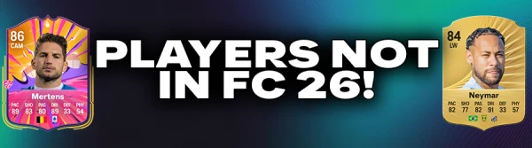Players Not Included in FC 26!
